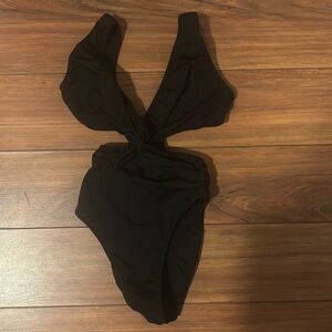 Shark polewear black bodysuit